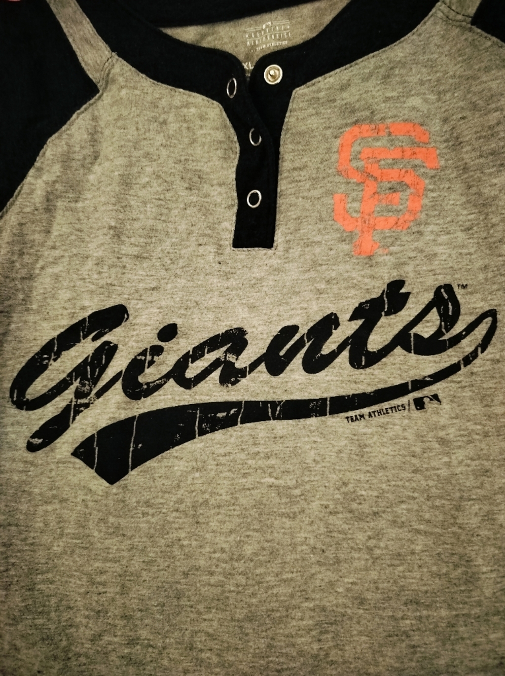 Genuine Merch San Francisco Giants Gray & Black Lincecum 55 Tee - Kid XL/Women S - Picture 3 of 6